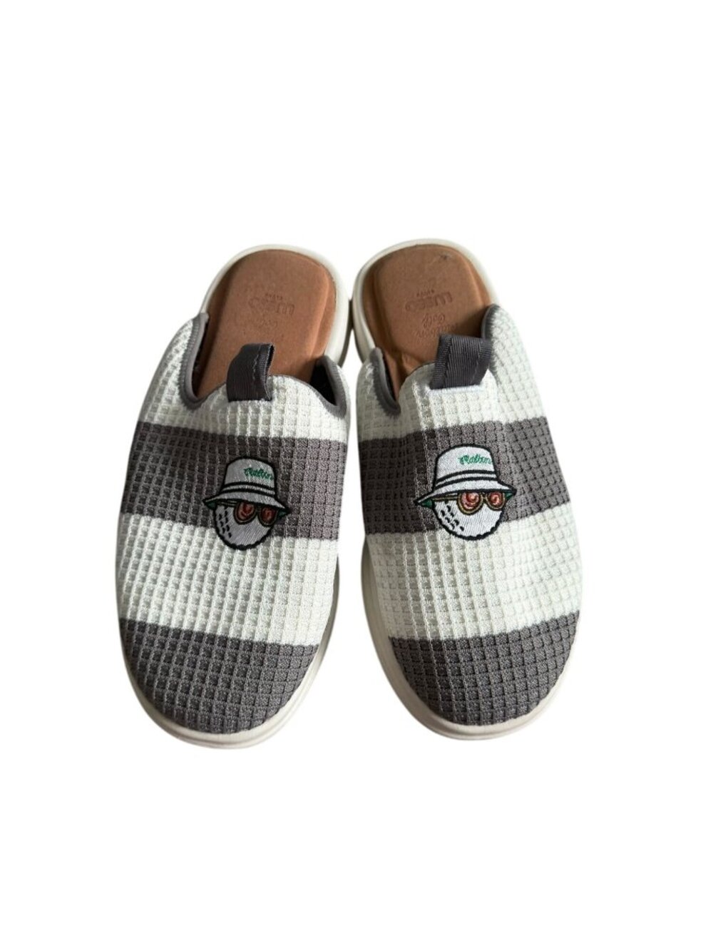 LUSSO Cloud x Malbon Golf Men’s Striped Mules Size 10